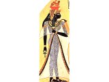 Queen Ahmose-Nefertiti (13th century BC) on painting, Deir el-Medineh, Egypt.